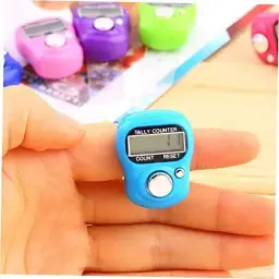 Blue color finger digital tally counter tasbih - DrutoBD