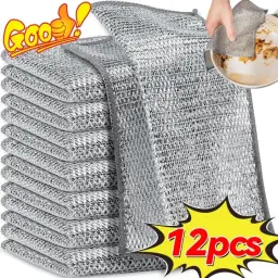 Magic Cleaning Cloth Kitchen Dishwashing, 12 piece