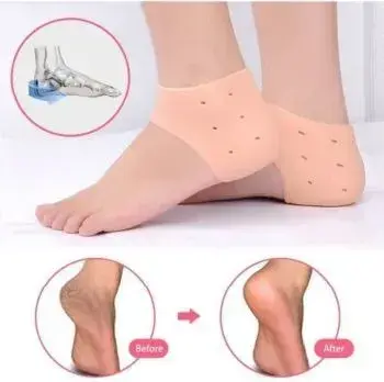 Flesh tinted medical grade silicone heel pad - DrutoBD