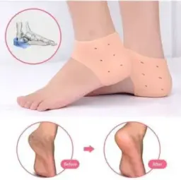 Flesh tinted medical grade silicone heel pad - DrutoBD