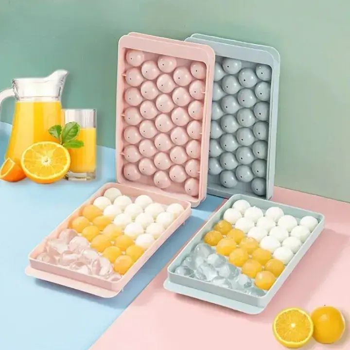 Pink and blue ice maker with lid - DrutoBD