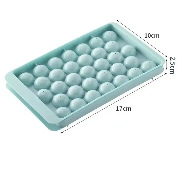 Round ice cube case freezer storage - DrutoBD