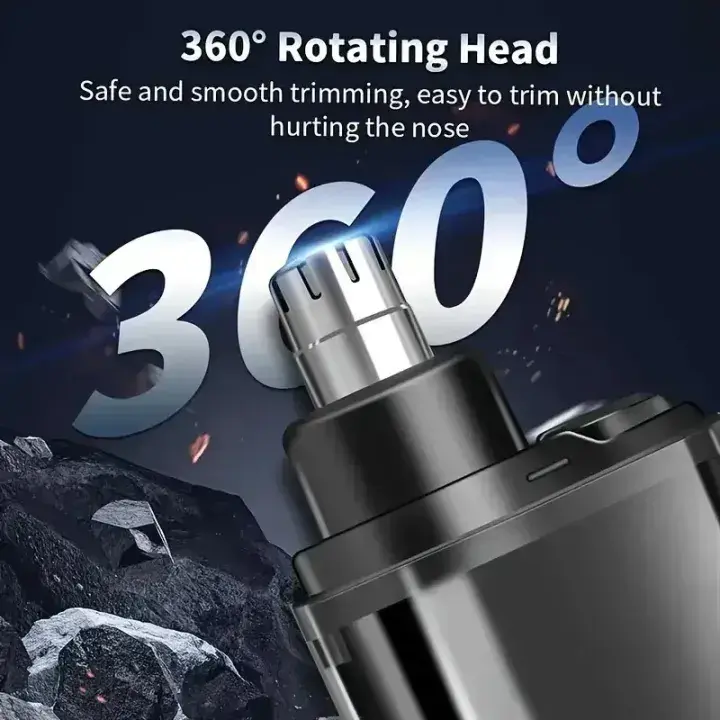 CASIFY WBT01 Nose Trimmer 360 rotating head painless trimming - DrutoBD