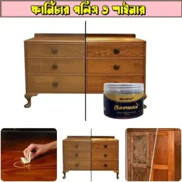 Old furniture restoration before and after wax - DrutoBD