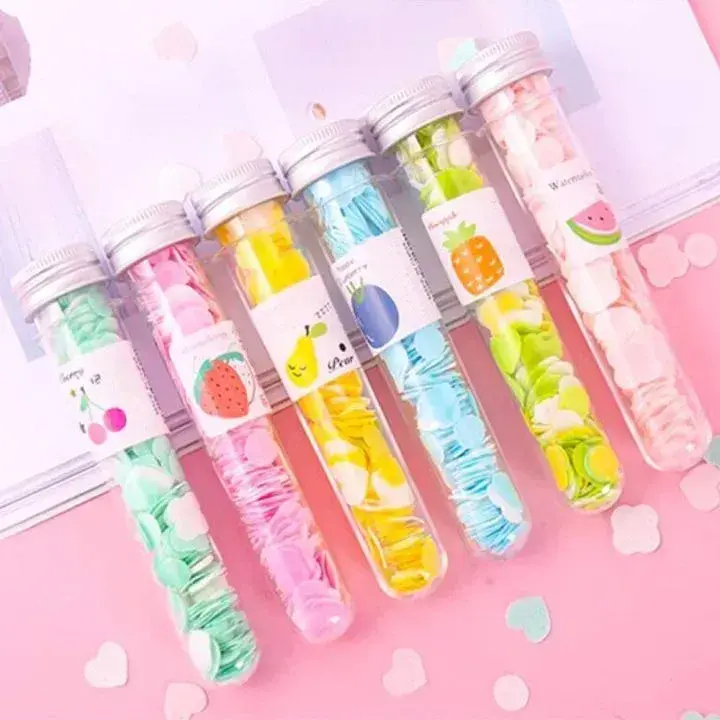 Cute fruit design sticker travel soap tubes - DrutoBD