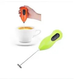 Orange Mini Hand Mixer for Coffee and Milk - DrutoBD