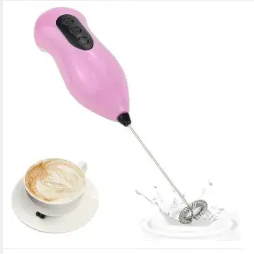 Pink Battery Operated Egg Beater and Coffee Maker - DrutoBD