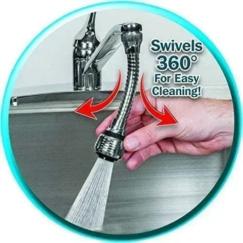 Flexible Water Faucet Sprayer bending 360 degree - DrutoBD