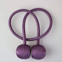 Purple curtain tieback magnet clip design - DrutoBD