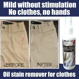 Fabric stain remover before and after result on pants - DrutoBD