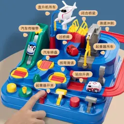 Kids playing with car adventure game buttons - DrutoBD