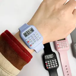 2-in-1 Digital Calculator Watch colors - DrutoBD