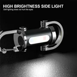 High brightness side light of mini powerbank keychain - DrutoBD