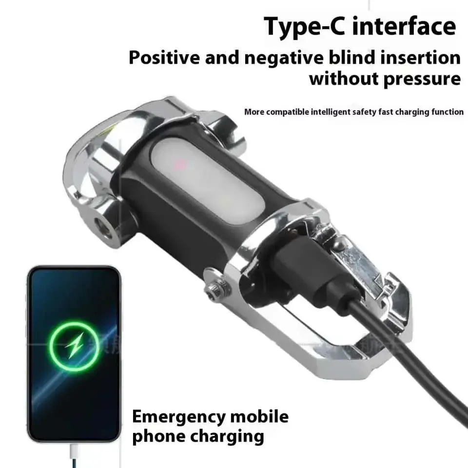Portable emergency mobile phone charging via Type-C interface - DrutoBD