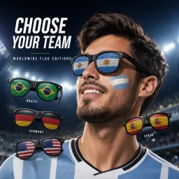 Flag Fan Sunglasses Brazil Argentina design - DrutoBD