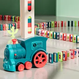 Dominoes Train Toy 1.5cm uniform spacing feature - DrutoBD