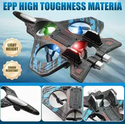 EPP high toughness material RC plane with LED lights - DrutoBD