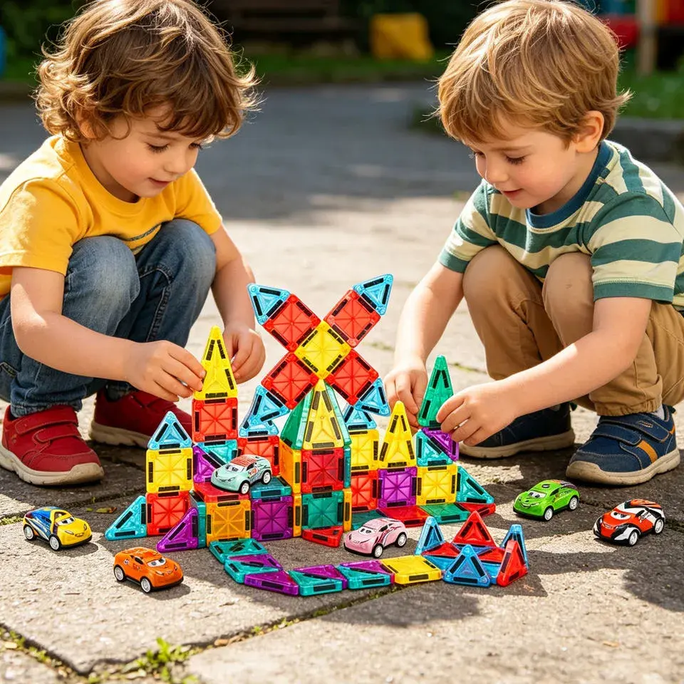 Magnetic Tiles Geometry Education Set 26 pc
