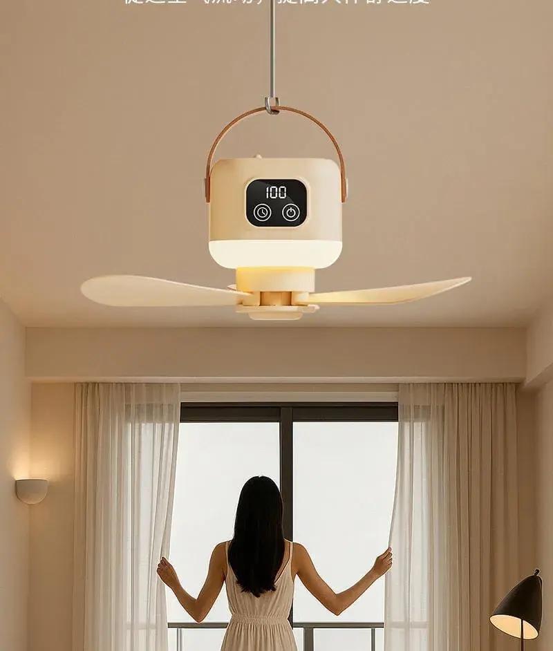 Rechargeable Smart Ceiling Fan( 1800M.H)