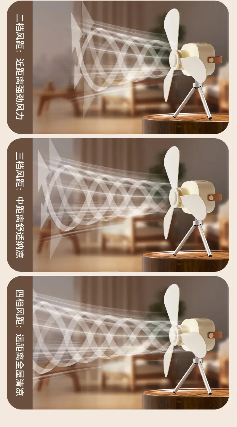 Rechargeable Smart Ceiling Fan( 1800M.H) — ছবি 5