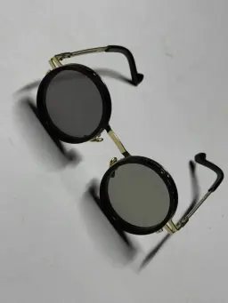 Premium Adjustable ND Filter Round Sunglasses – Manual Adjustable Lens for Driving, Travel & Outdoor — ছবি 5