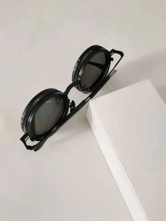 Premium Adjustable ND Filter Round Sunglasses – Manual Adjustable Lens for Driving, Travel & Outdoor — ছবি 7