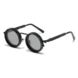 Premium Adjustable ND Filter Round Sunglasses – Manual Adjustable Lens for Driving, Travel & Outdoor — ছবি 11