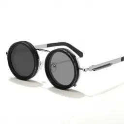 Premium Adjustable ND Filter Round Sunglasses – Manual Adjustable Lens for Driving, Travel & Outdoor — ছবি 13