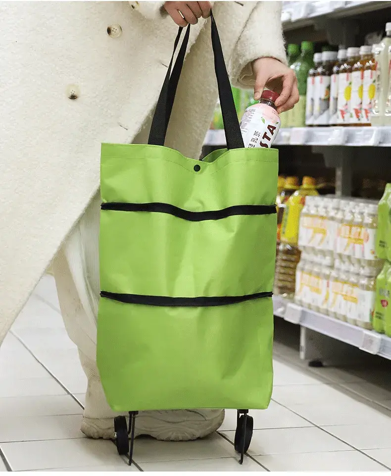 Portable shopping bag with wheel — ছবি 12