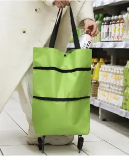 Portable shopping bag with wheel — ছবি 12